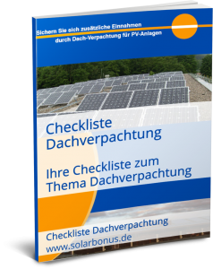 Checkliste Dachverpachtung